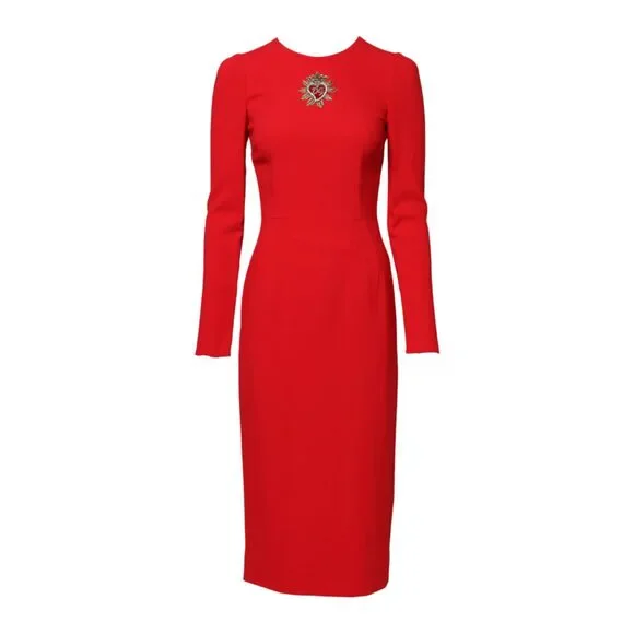 cherry red long dress Royal Crimson Cherry Gown– Teuta Matoshi main image 1